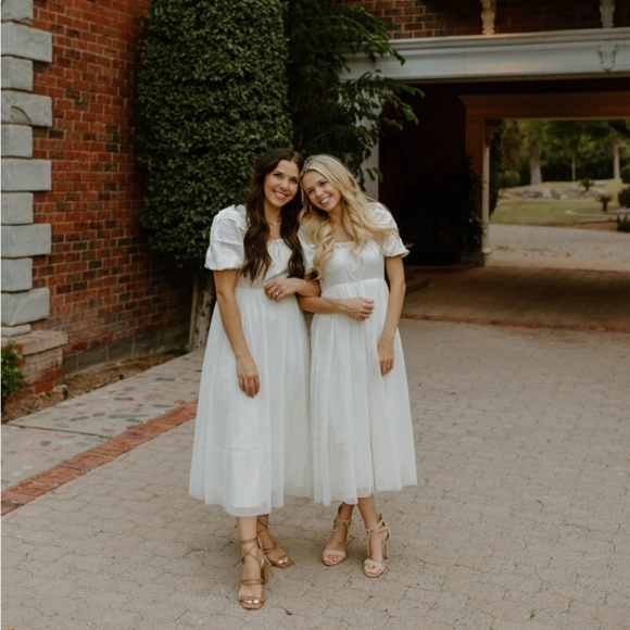 Adobe Lane swoon dress linen tulle and silk - Picture 5 of 11